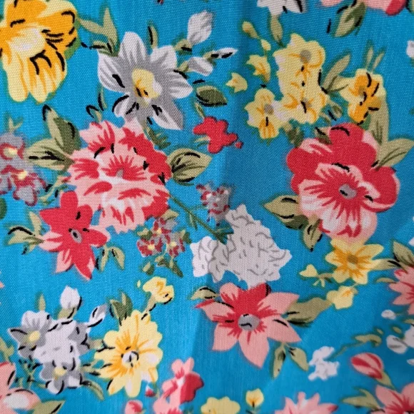 🪻BOGO🪻 Floral Sleeveless Dress Size Large Elastic Waist - Picture 8 of 9